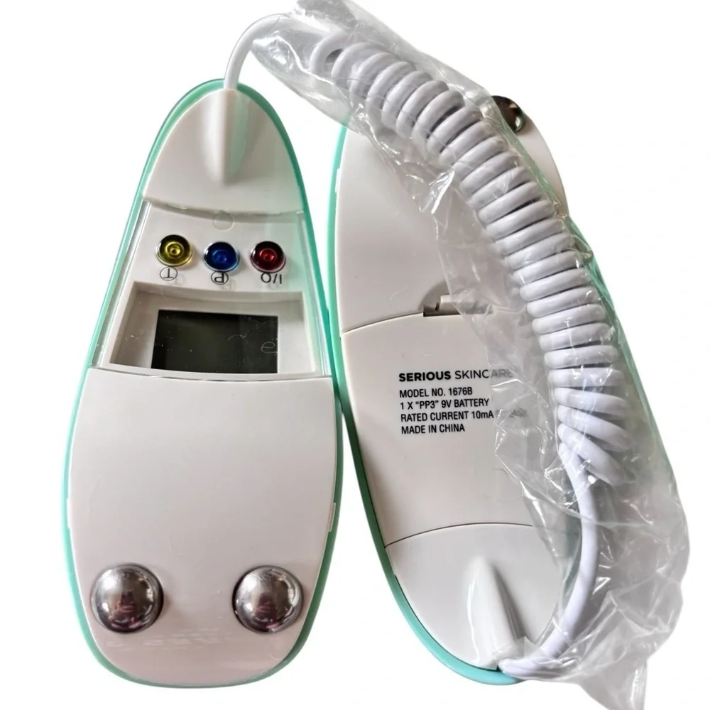 Serious Skincare The Egg Microcurrent Facial Toning System Firms Face Neck New